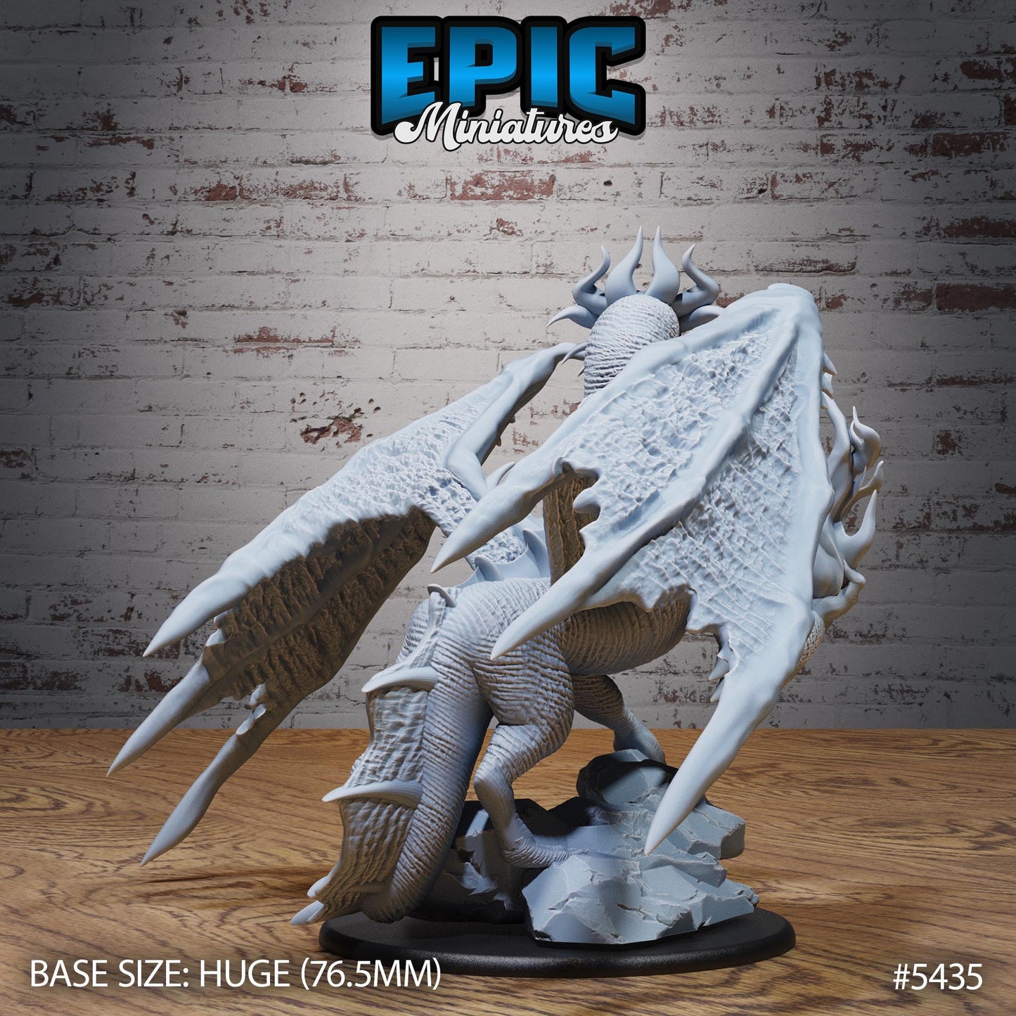 Poison Dragon (Huge) | #122 - Wild Bandits by EPIC Miniatures | High Quality Premium Resin | Dragons, Wyvern, Massive, Enemy Beast, Creature