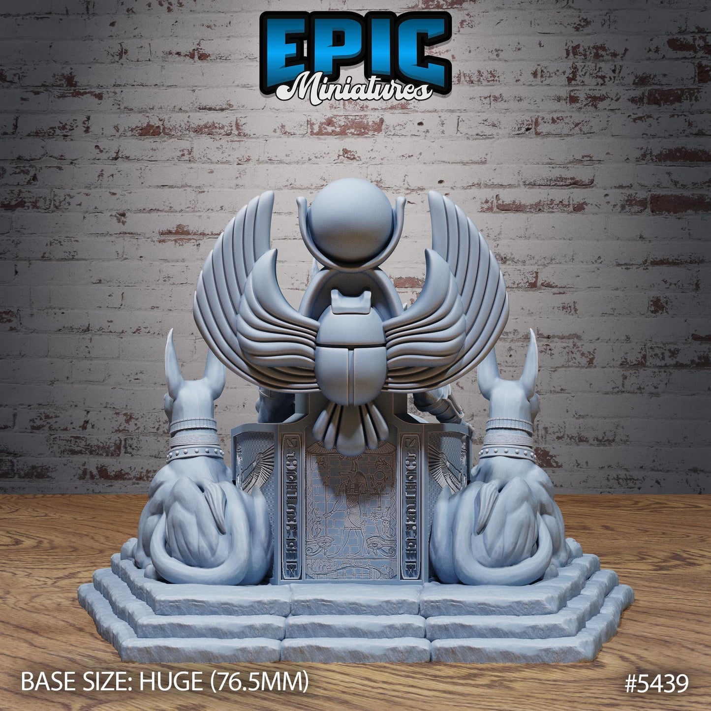 Anubis God Avatar (Huge) | #123 - Death Desert by EPIC Miniatures | High Quality Premium Resin | Statue, Desert, Pharaoh, Egypt, Egyptian