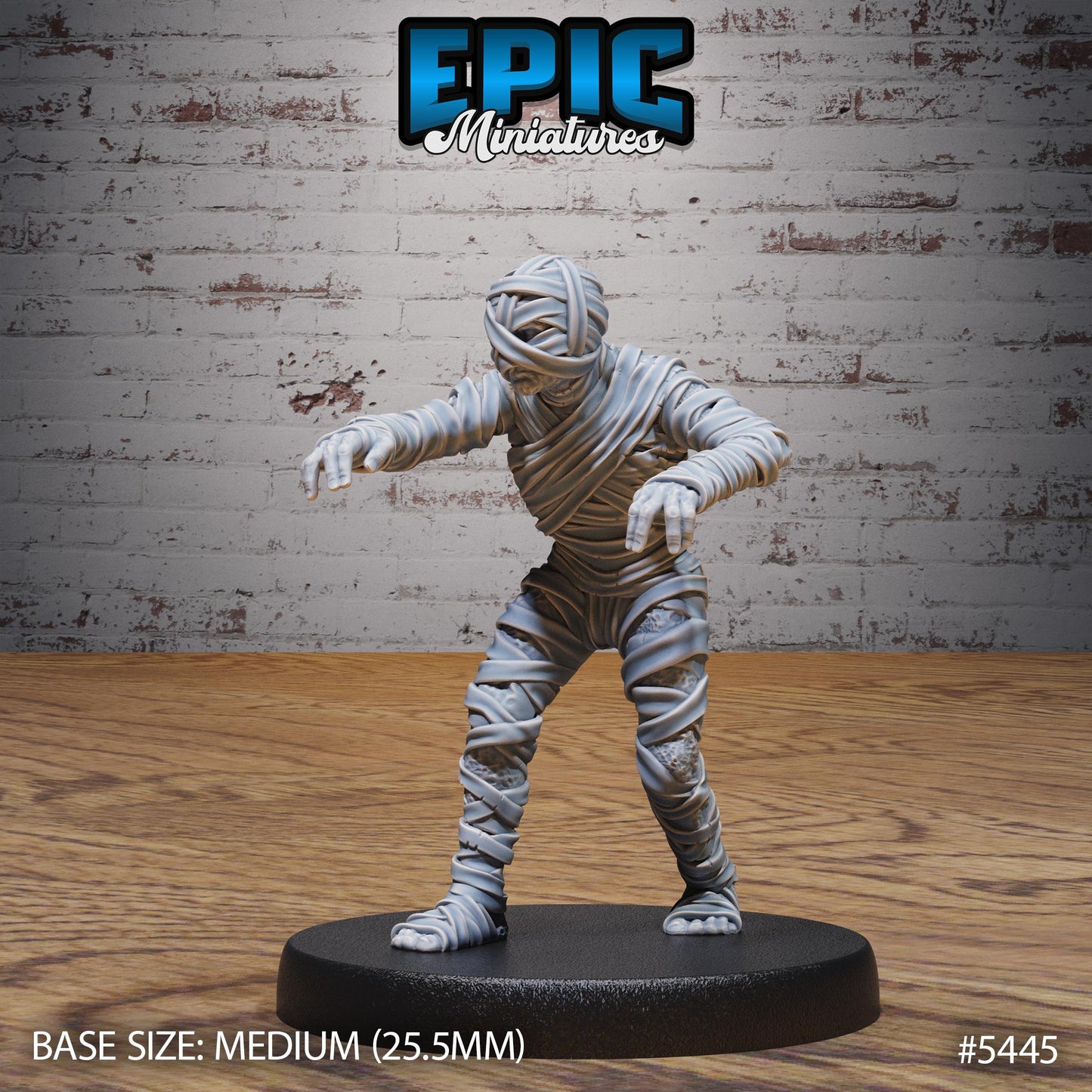 Mummy Army (Medium) | #123 - Death Desert by EPIC Miniatures | High Quality Premium Resin | Mummies, Undead, Enemy, Desert, Egyptian, Egypt