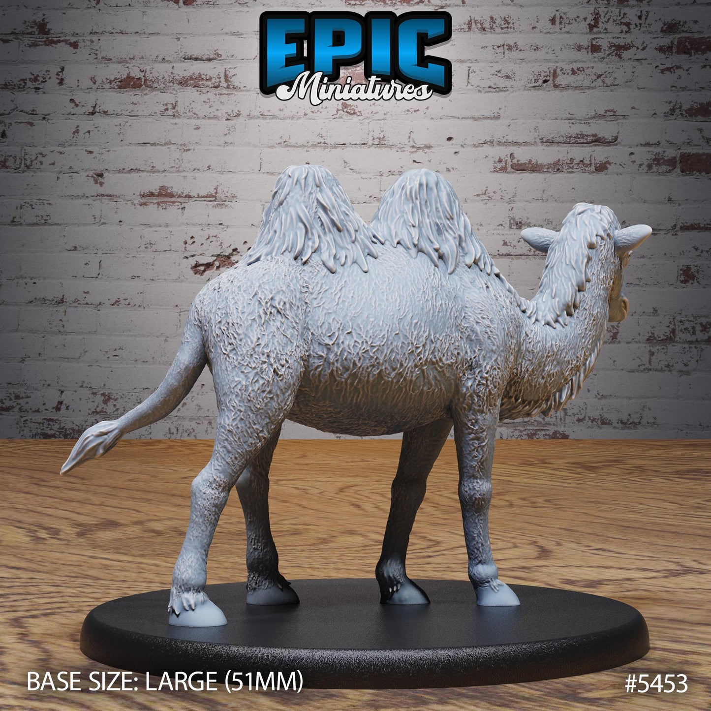 Camel (Large) | #123 - Death Desert by EPIC Miniatures | High Quality Premium Resin | Animals, Beast, Creature, Desert, Egypt, Egyptian