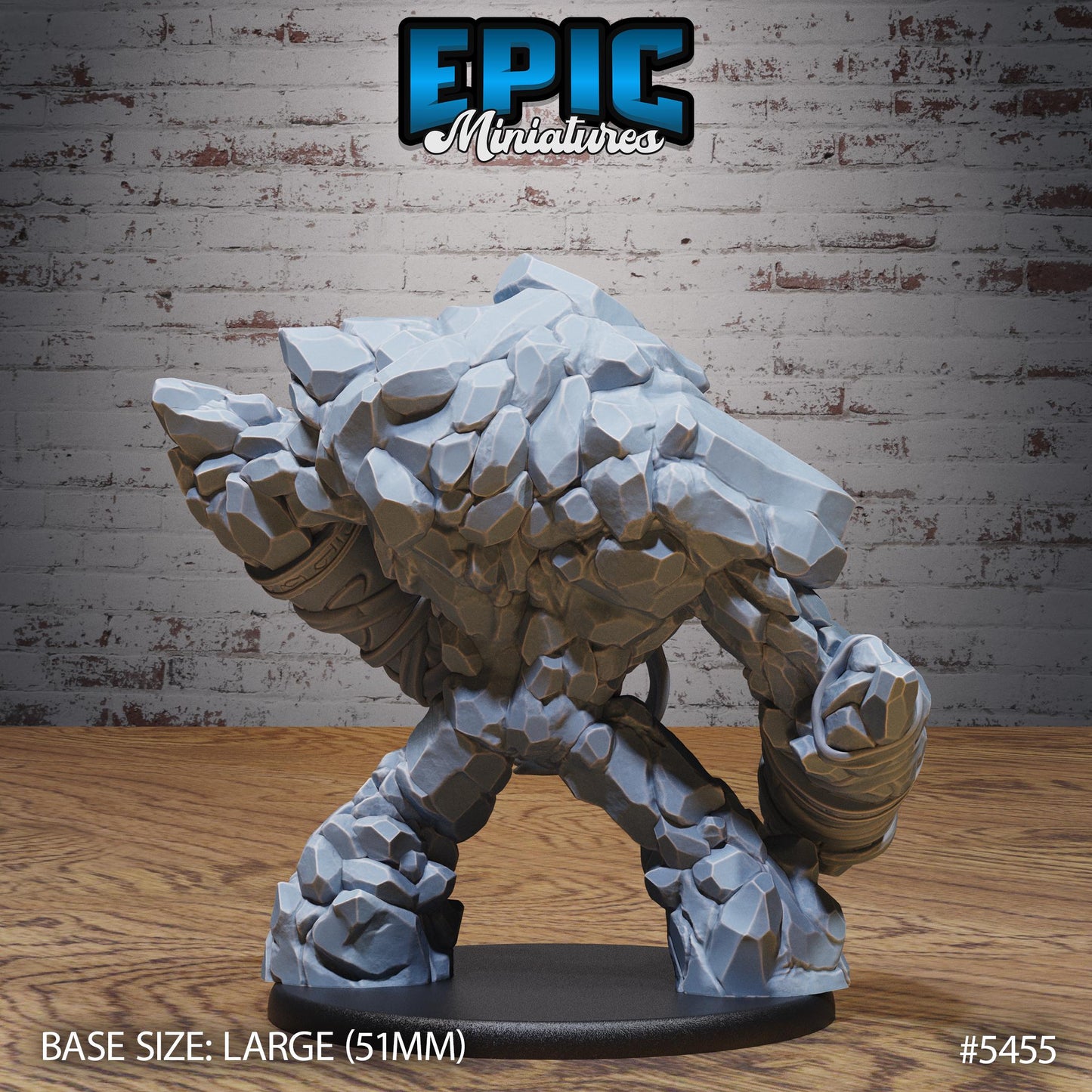 Desert Golem (Large) | #123 - Death Desert by EPIC Miniatures | High Quality Premium Resin | Abomination, Monster, Creature, Attack, Enemy