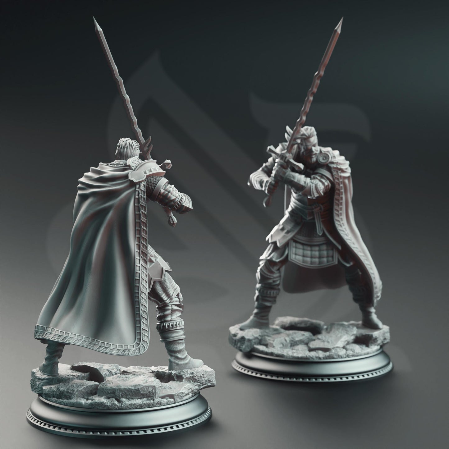Field Marshal Kurt Williams - Commander of Baldur | A Grim Siege | DM STASH | High Quality Resin | Eyepatch, Old, Cool, Male Fighter, Leader