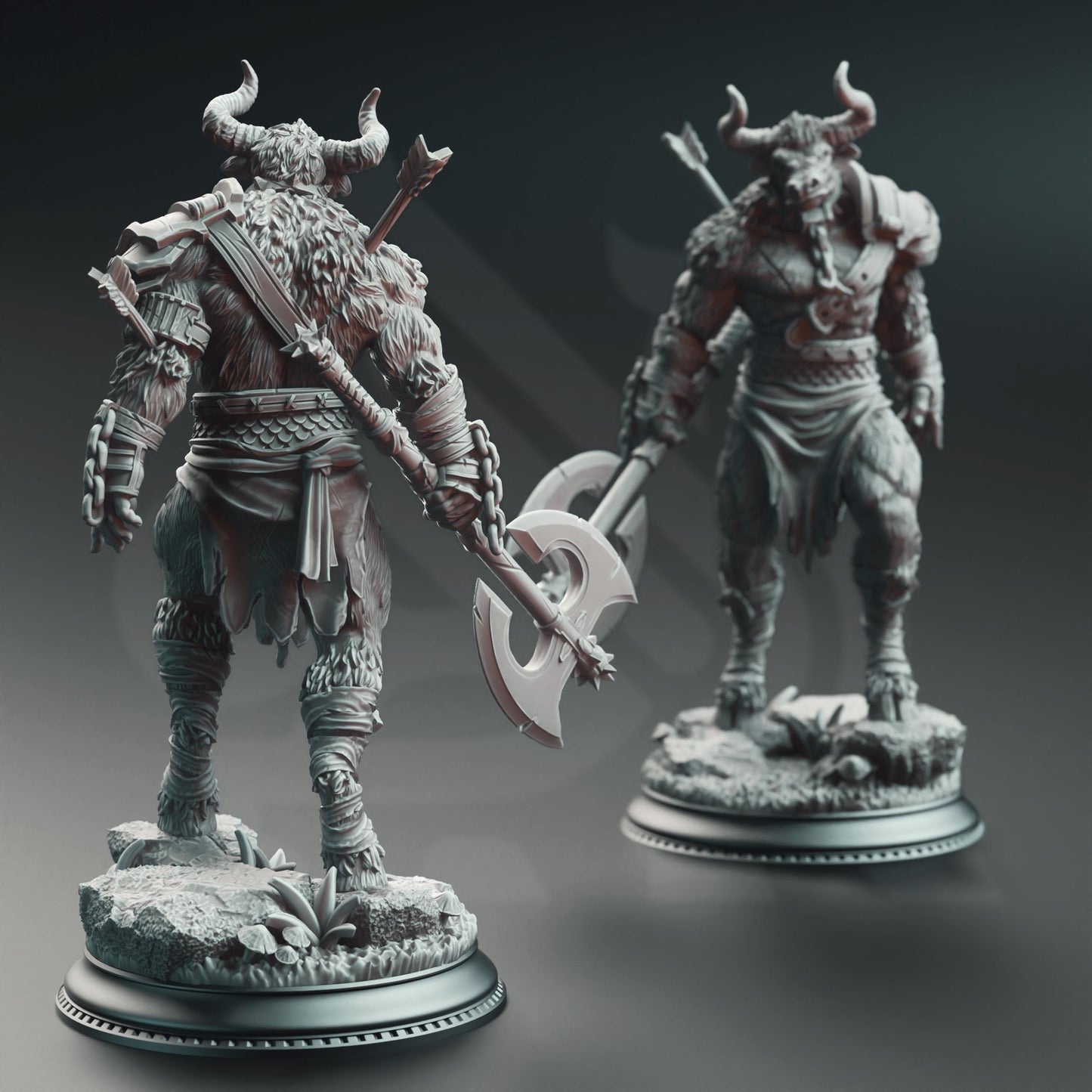 Minotaurs of the Labyrinth's Depths | A Grim Siege | DM STASH | High Quality Resin