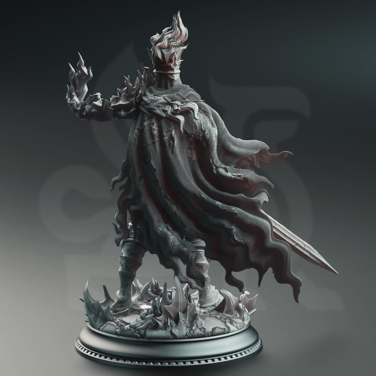 Ser Elias the Heartless - The Burning Knight | A Grim Siege | DM STASH | High Quality Resin