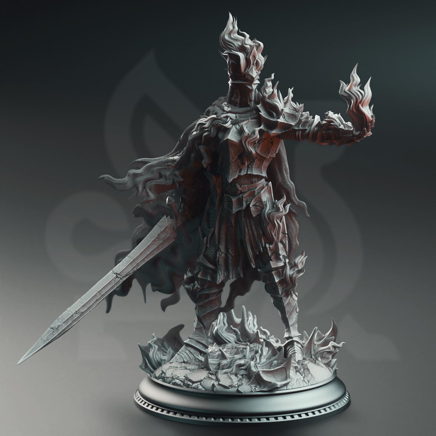 Ser Elias the Heartless - The Burning Knight | A Grim Siege | DM STASH | High Quality Resin