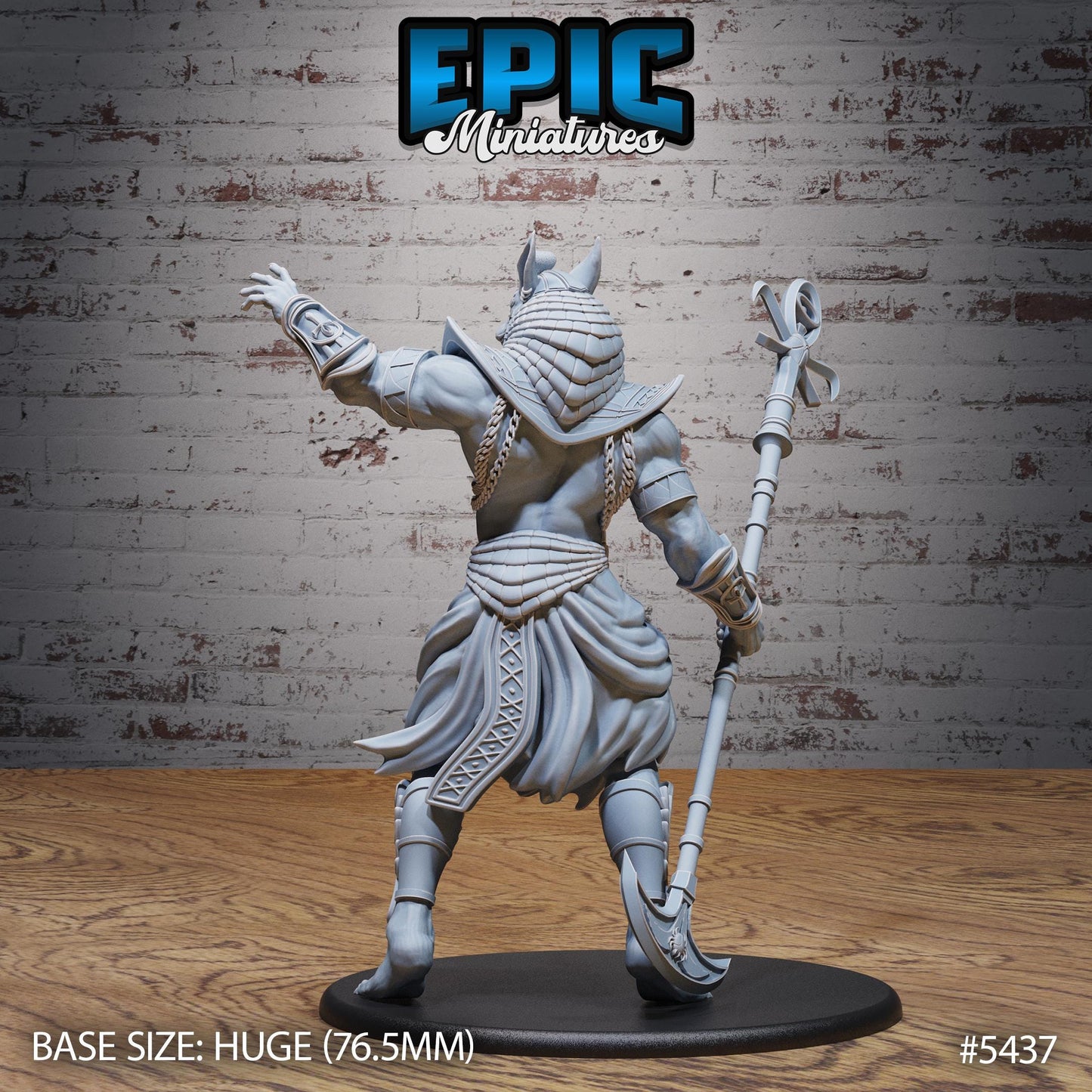 Anubis God Avatar (Huge) | #123 - Death Desert by EPIC Miniatures | High Quality Premium Resin | Statue, Desert, Pharaoh, Egypt, Egyptian