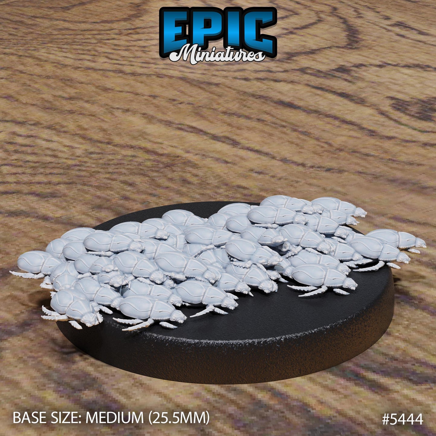 Scarab Swarm | #123 - Death Desert by EPIC Miniatures | High Quality Premium Resin | Bugs, Creatures, Beast, Animals, Insects, Swarms, Legs