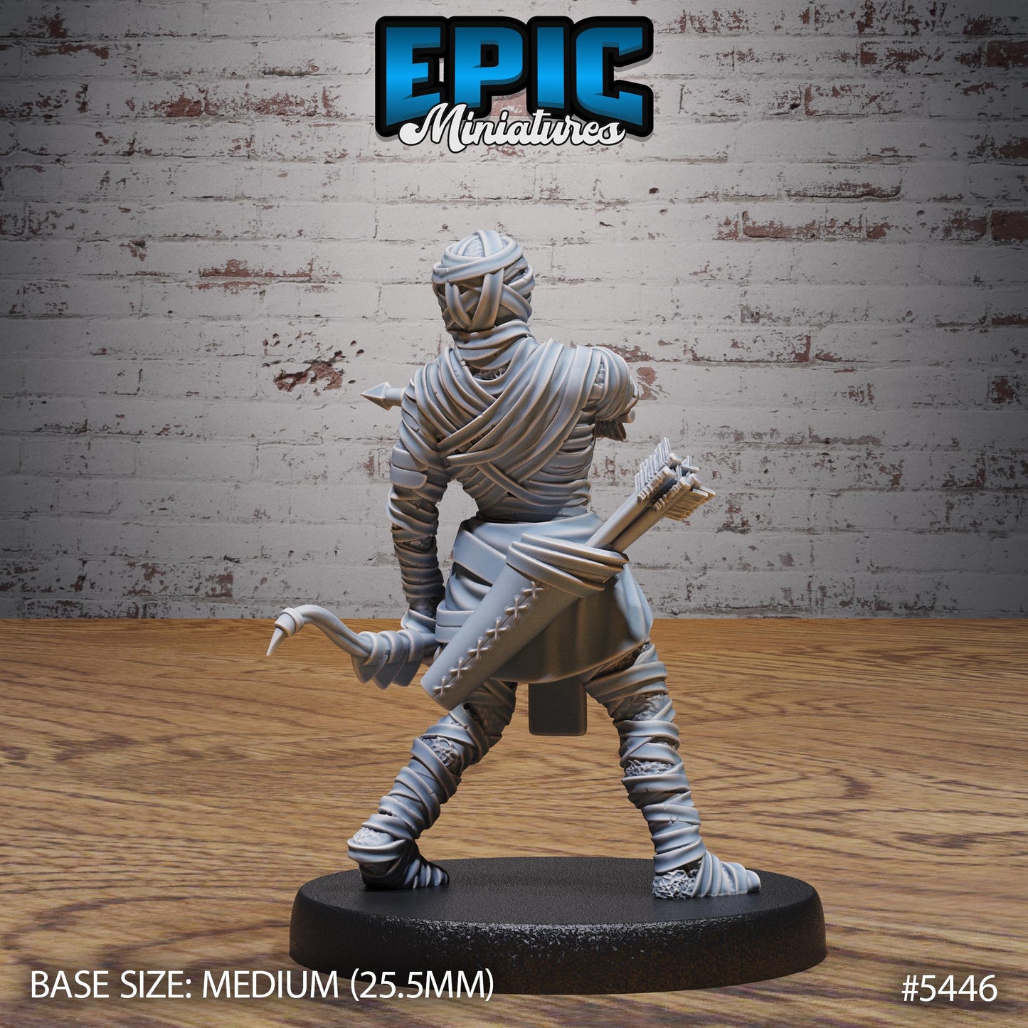 Mummy Army (Medium) | #123 - Death Desert by EPIC Miniatures | High Quality Premium Resin | Mummies, Undead, Enemy, Desert, Egyptian, Egypt