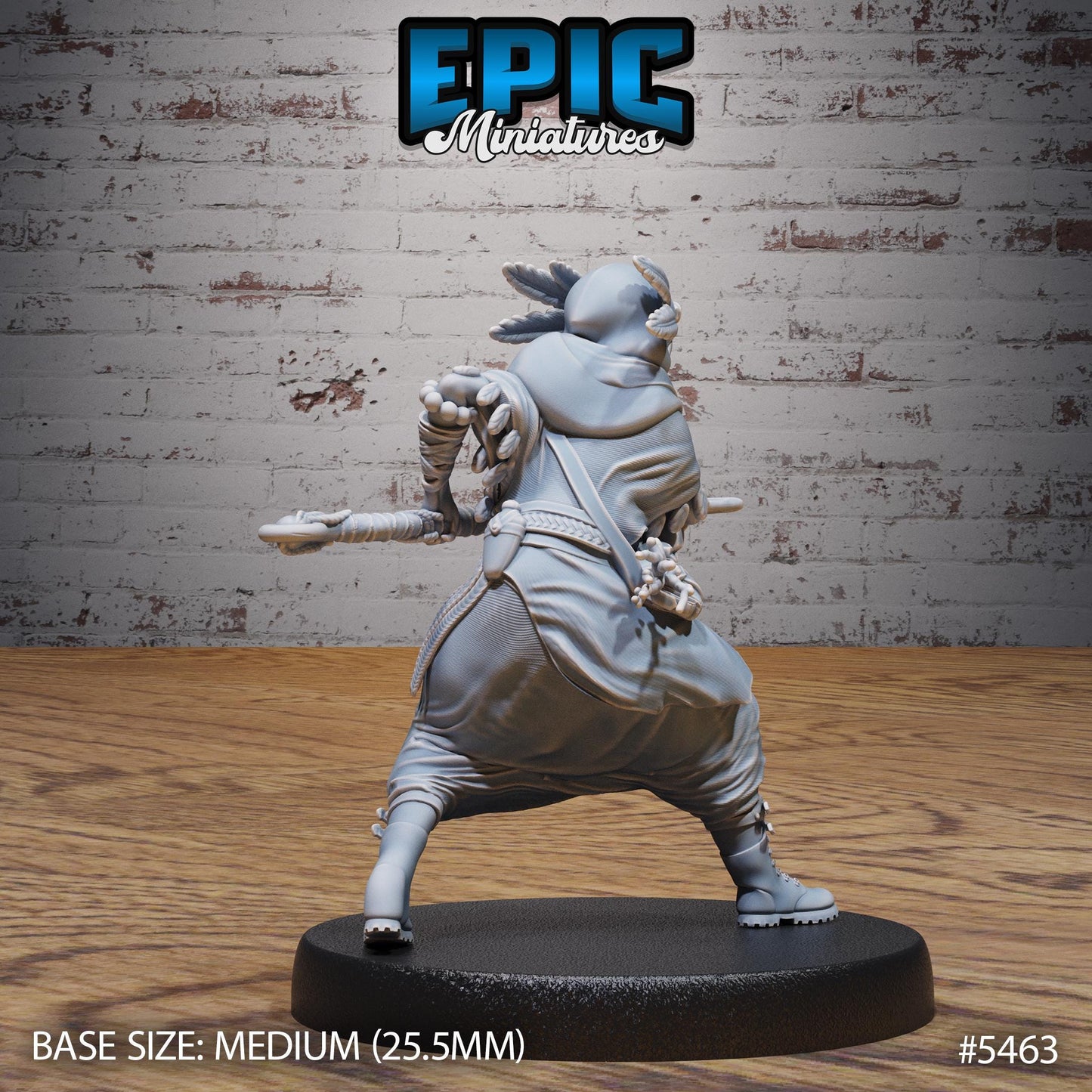 Desert Druid (Medium) | #123 - Death Desert by EPIC Miniatures | High Quality Premium Resin | Druids, Nature, Birds, Female, Woman, Owl