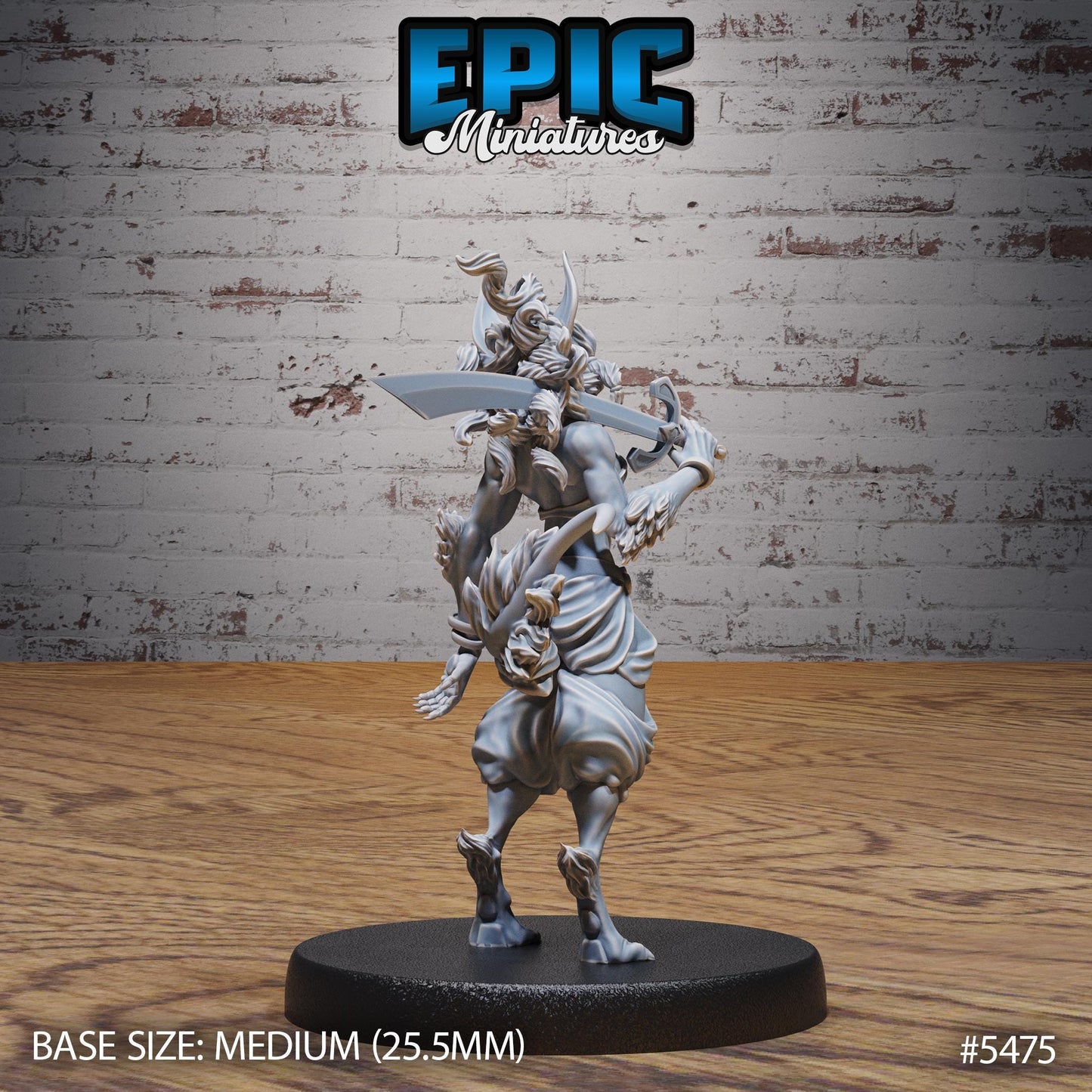 Lynx Folk Dancer (Medium) | #123 - Death Desert by EPIC Miniatures | High Quality Premium Resin | Furry, Tabaxi, Female, Lady, Woman, Fox