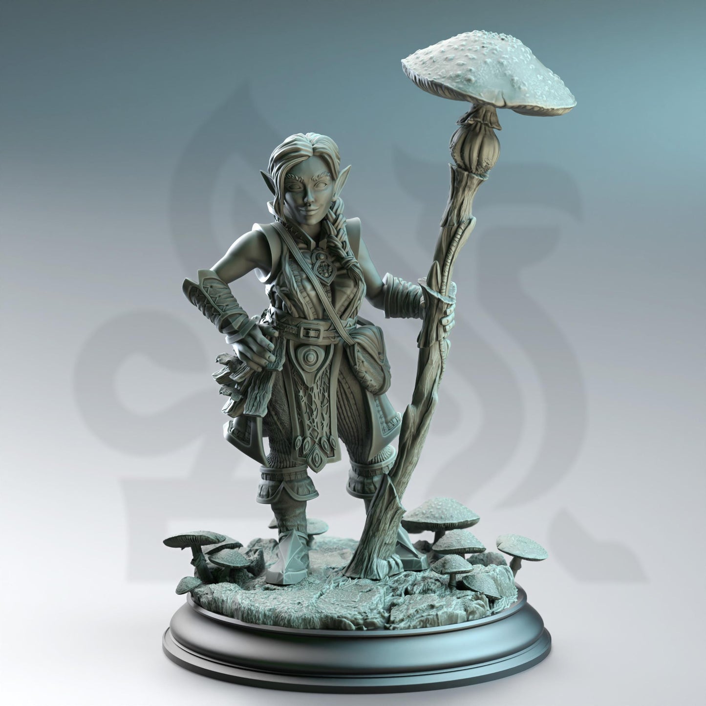 Cordelia the Homestead Hermit - Halfling Druid (Medium) | DM Stash | A Fey Court | Magic, Druid, Gnome, Mushroom, Druid, Healer, Cleric