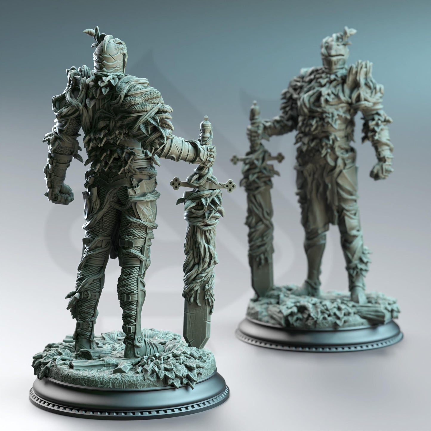 Forgotten Knights - Vine Possessed Armour (Medium) | DM Stash | A Fey Court | Enemies, Knights, Paladin, Forest, Evil, Enemies, Soldiers