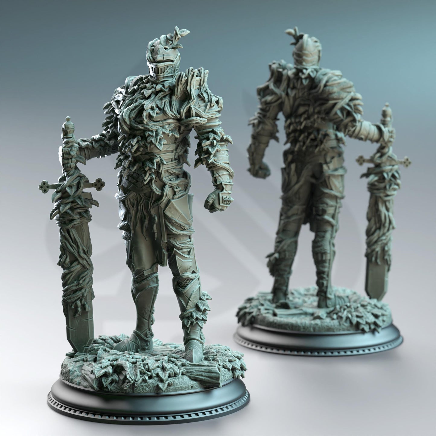 Forgotten Knights - Vine Possessed Armour (Medium) | DM Stash | A Fey Court | Enemies, Knights, Paladin, Forest, Evil, Enemies, Soldiers
