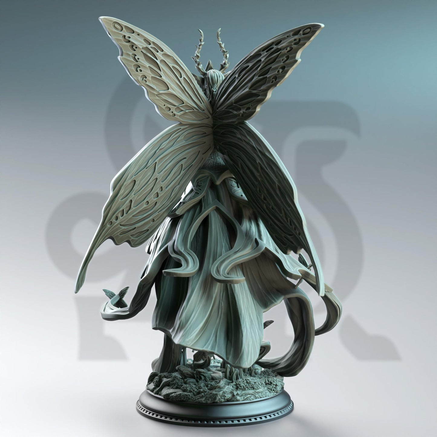 Fairy Queen Userios - Queen of the Fey Court (Large) | DM Stash | A Fey Court | Princess, Butterfly, Druid, Magic, Papallona, Wings, Female