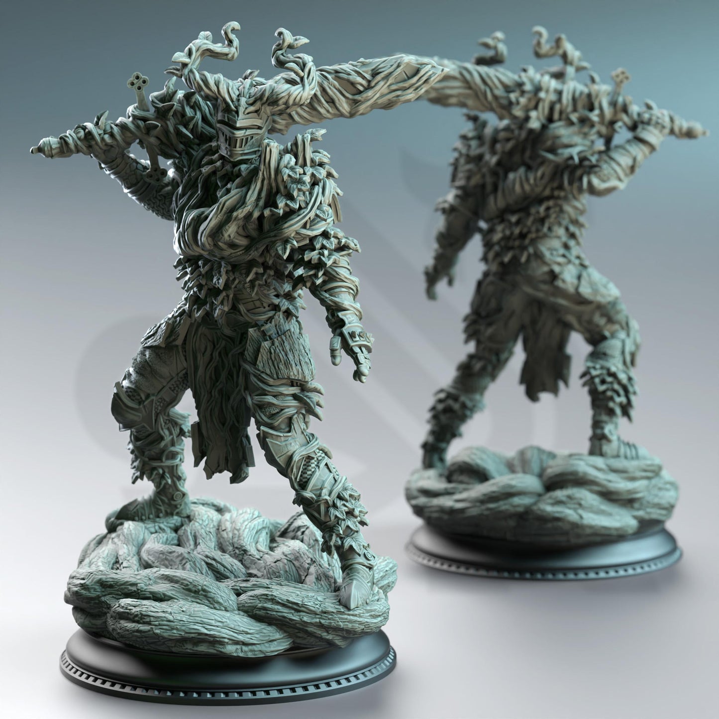 Forgotten Knights - Vine Possessed Armour (Medium) | DM Stash | A Fey Court | Enemies, Knights, Paladin, Forest, Evil, Enemies, Soldiers
