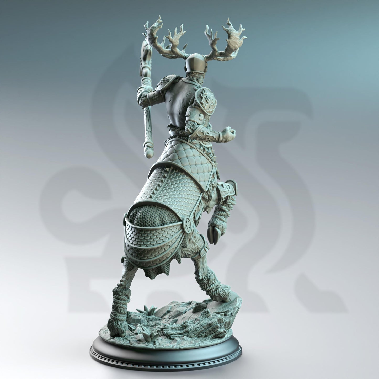 Gungnir of House Jernbark - Centaur Noble (Large) | DM Stash | A Fey Court | Centaurs, Druid, Armor, Shield, Paladin, Satyr, BattleAxe