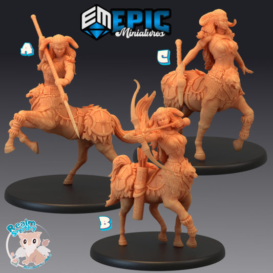 Centaur Female (Large) | Premium DnD Minis High Quality Resin | Fantasy Elf | Satyr, Faun, Horse Woman Forest Guardian Horse Human Hybrid