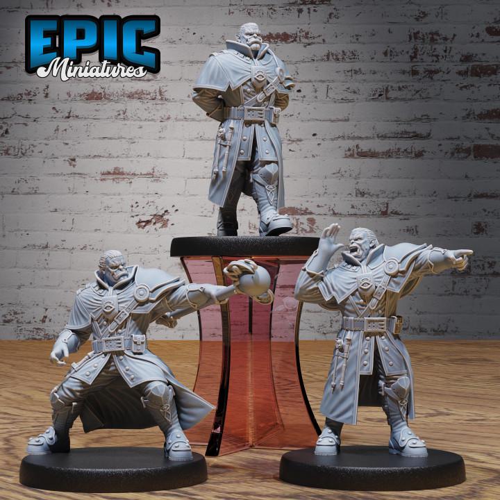 Orc Mage Leader | Premium DnD Minis with High Quality Resin | Fantasy Male Goblin, King, NPC, Enemy, Attack, Magic, Beast, Aberration, Point