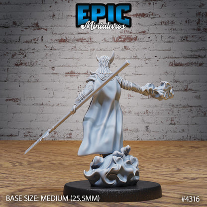 Infernal Knight Bundle (Large) | Premium DnD Minis | High Quality Resin Miniature | Fantasy, Hell, Horns, Skeleton, Lord, Demon, Devil