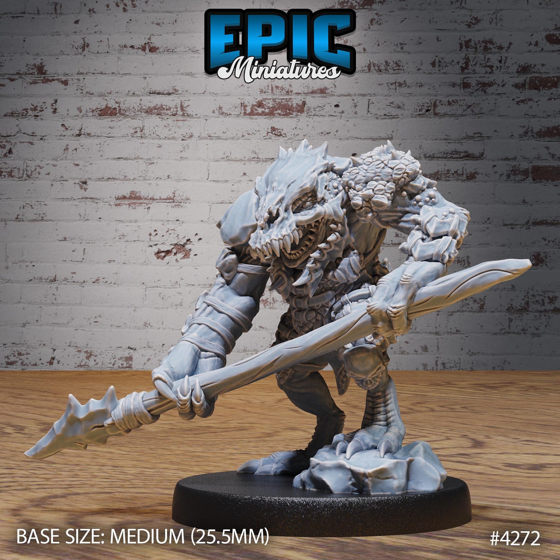 Sewer Beast Bundle | Premium DnD Minis | High Quality Resin Miniature | Scales, Spear, Crocodile, Attack, Frog, Toad, Warts