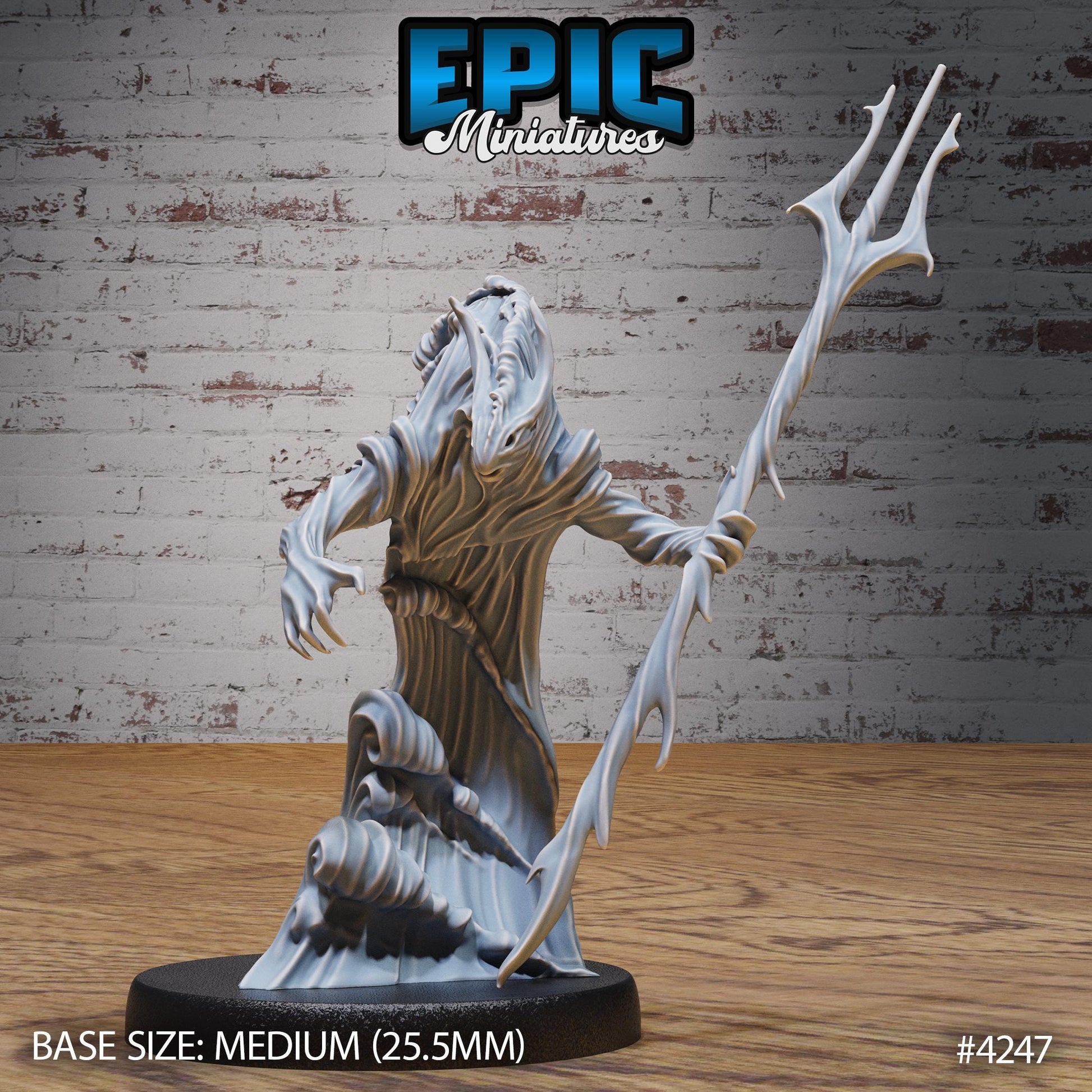 Water Elemental Bundle (Medium) | Premium DnD Minis | High Quality Resin Miniature | Waves, Beast, Trident, Dungeons and Dragons