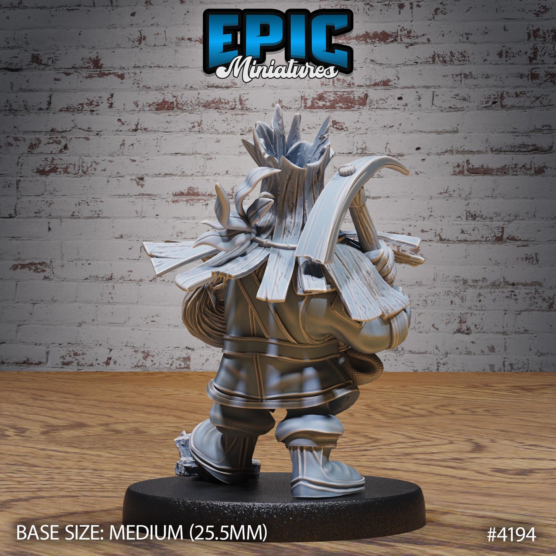 Wild Dwarf Miner Bundle (Medium) | Premium DnD Minis | High Quality Resin | Fantasy Dwarf