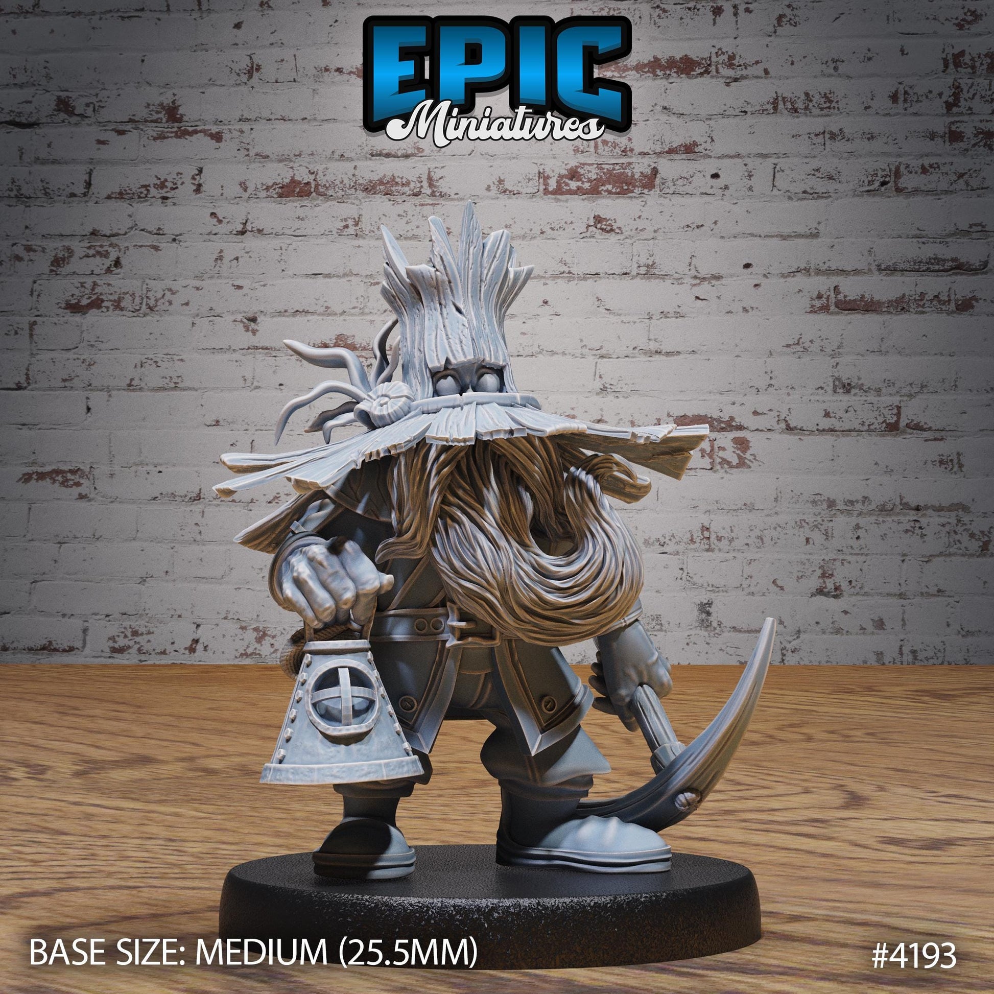 Wild Dwarf Miner Bundle (Medium) | Premium DnD Minis | High Quality Resin | Fantasy Dwarf