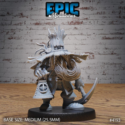 Wild Dwarf Miner Bundle (Medium) | Premium DnD Minis | High Quality Resin | Fantasy Dwarf