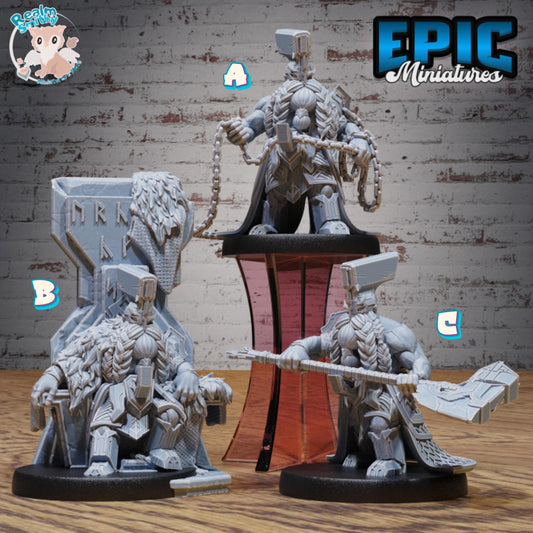 Cursed Dwarf Miniature (Medium) | Premium DnD Minis | High Quality Resin | Fantasy Dwarf
