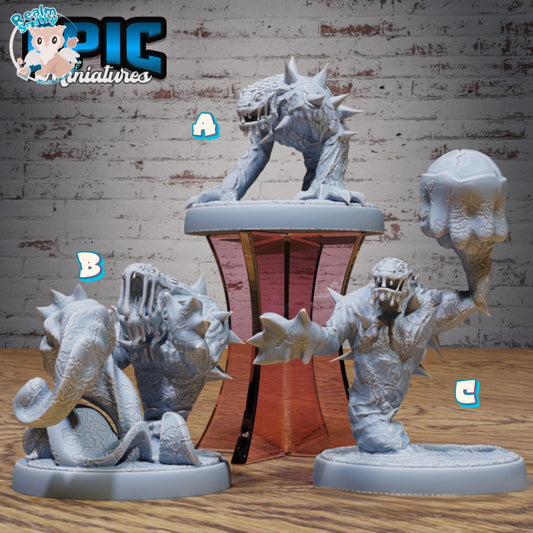 Magma Spawn Miniature (Medium) | Premium DnD Minis | High Quality Resin Miniature | Fantasy, Ooze, Goo, Slime, Lava, Rock, Monster, Beast
