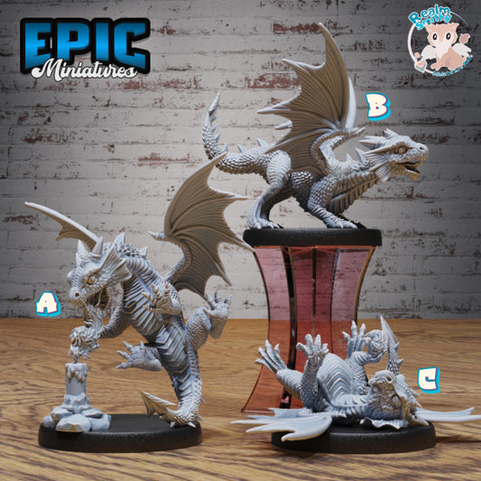 Red Dragon Wyrmling Miniature (Medium) | Premium DnD Minis High Quality Resin | Fantasy | Baby, Adorable, Cute, Candle, Wyvern, Dragons