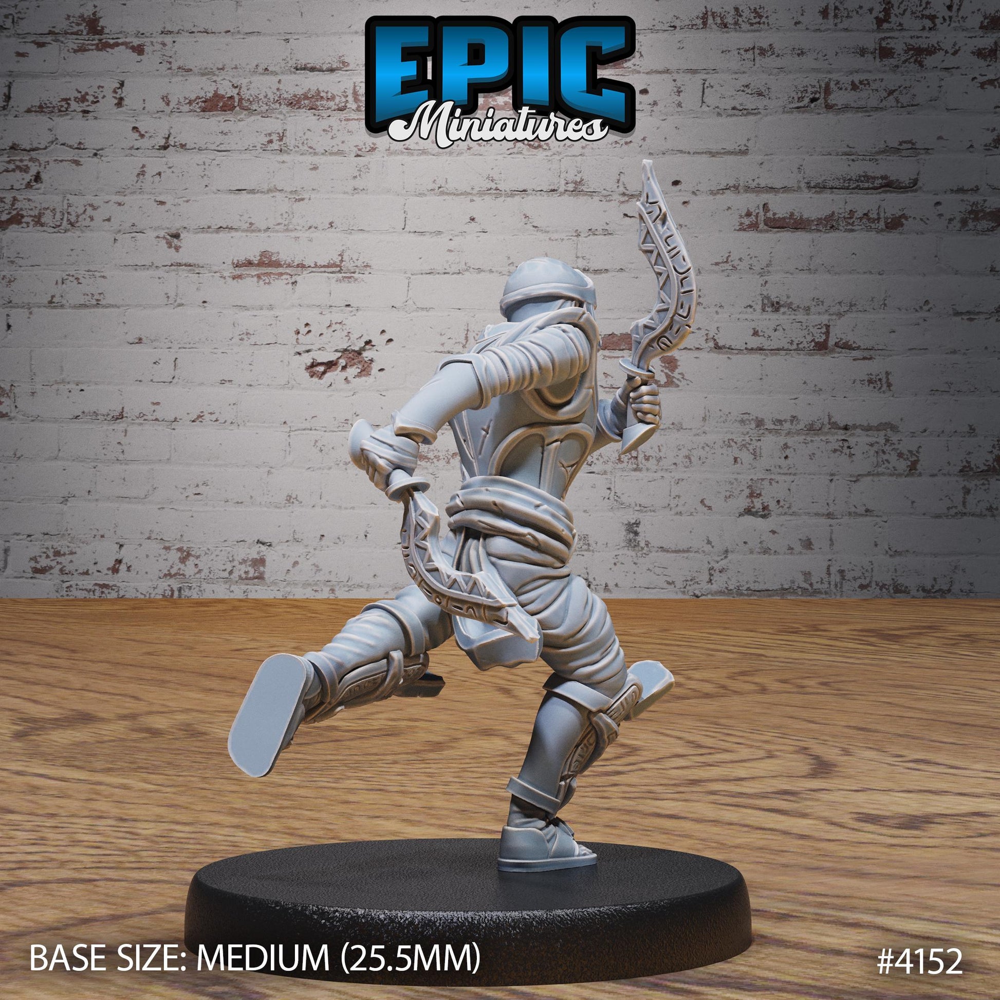 Mummy Warrior Miniatures B (Medium) | Premium DnD Minis High Quality Resin | Fantasy, Mummy, Skeleton, Undead, Anubis, Egyptian