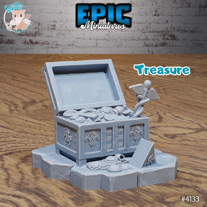 Ancient Egyptian Scatter Miniature (Bundle A) | Premium DnD Minis High Quality Resin | Sphinx, Terrain, Environment, Furniture, Plant, Bed