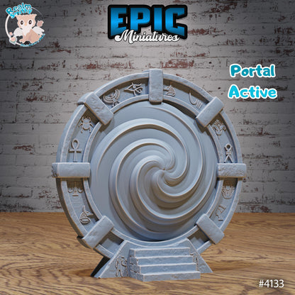 Ancient Egyptian Scatter Miniature (Bundle B) | Premium DnD Minis High Quality Resin | Sphinx, Terrain, Hieroglyphs, Columns, Portals Portal