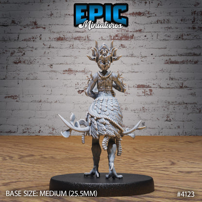 Female Nut Dryad Miniature (Medium) | Premium DnD Minis High Quality Resin | Fantasy, Witch, Fairy, Cute, Walnut, Sword Fighter