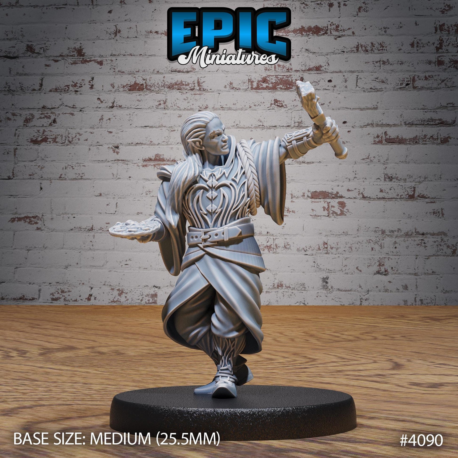 Elf Villager Miniatures A (Medium)| Premium DnD Minis High Quality Resin |Fantasy, Drunk, Artist, Banker, Blacksmith, NPC, Painter, Chalice