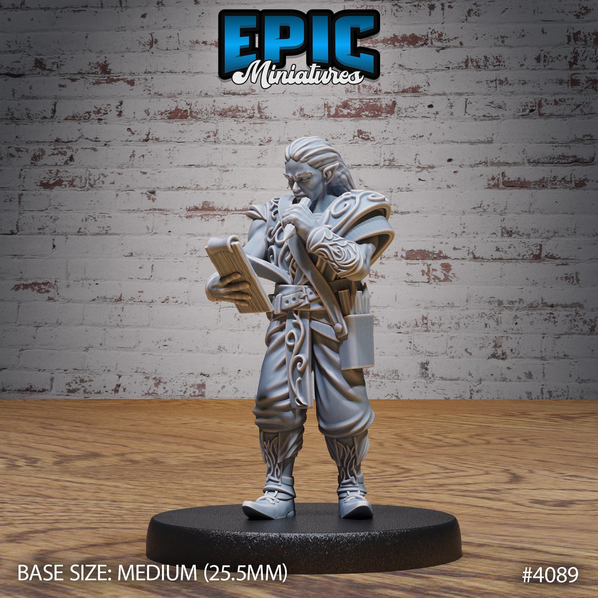 Elf Villager Miniatures A (Medium)| Premium DnD Minis High Quality Resin |Fantasy, Drunk, Artist, Banker, Blacksmith, NPC, Painter, Chalice