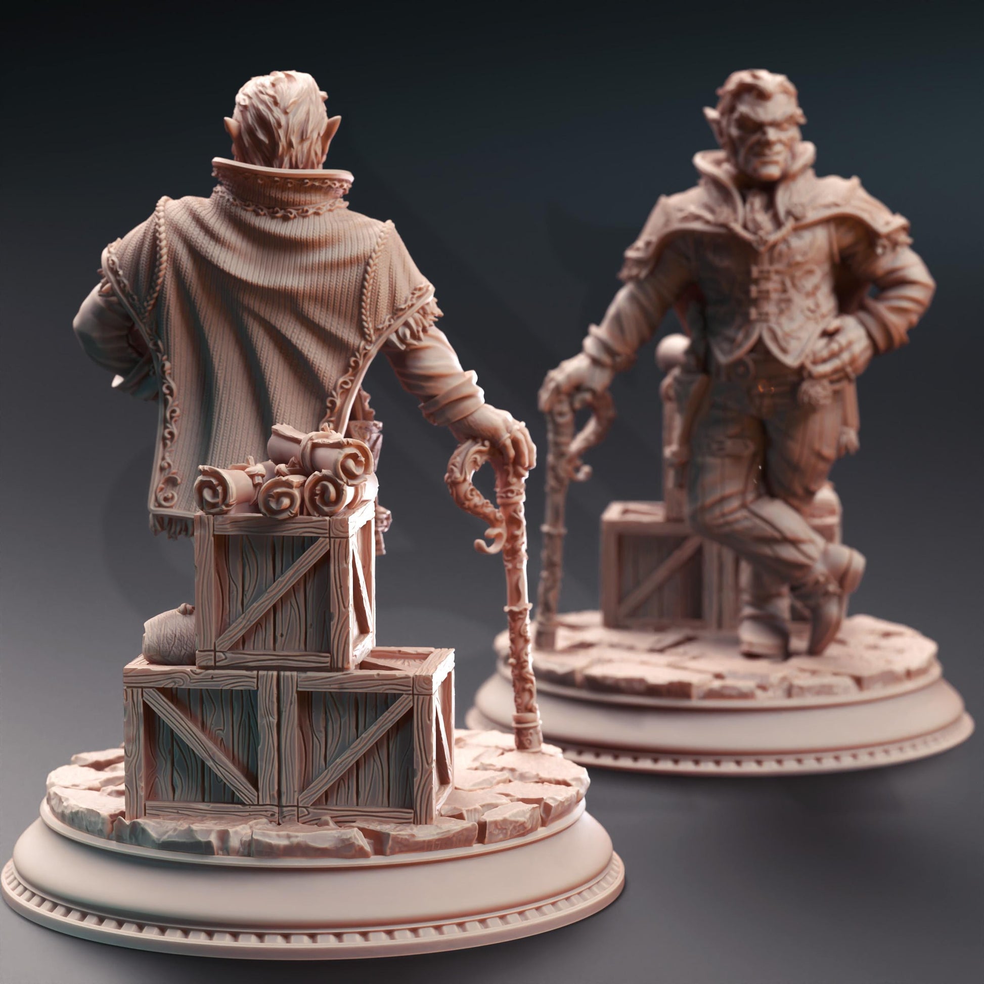 Skillet "The Boss" - Halfling Crime Lord (Medium) | 32mm Hero Scale | Premium DnD Miniature High Quality Resin | DM Stash