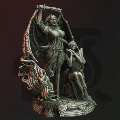Erys - Vampire Seductress (Medium) | 32mm Hero Scale | Premium DnD Miniature High Quality Resin | DM Stash