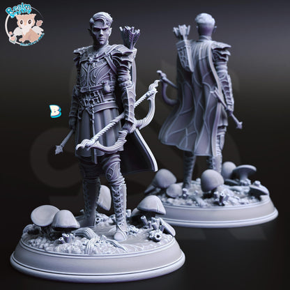 Irinax's Chosen - Drow Soldiers (Medium) | 32mm Hero Scale | Premium DnD Miniature High Quality Resin | DM Stash