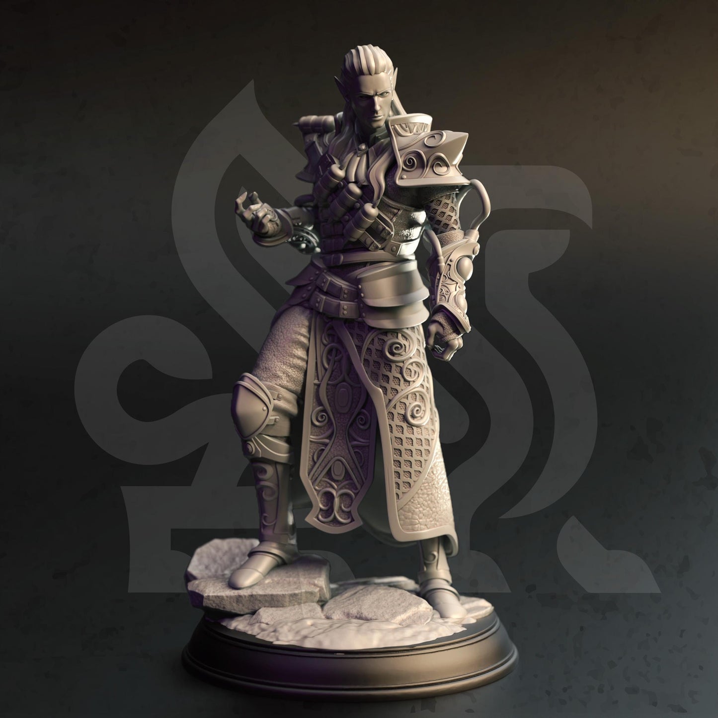 High Elf Artificer - Netros (Medium) | 32mm Hero Scale | Premium DnD Miniature High Quality Resin |DM Stash| Drow, Sorcerer, Warlock, Male