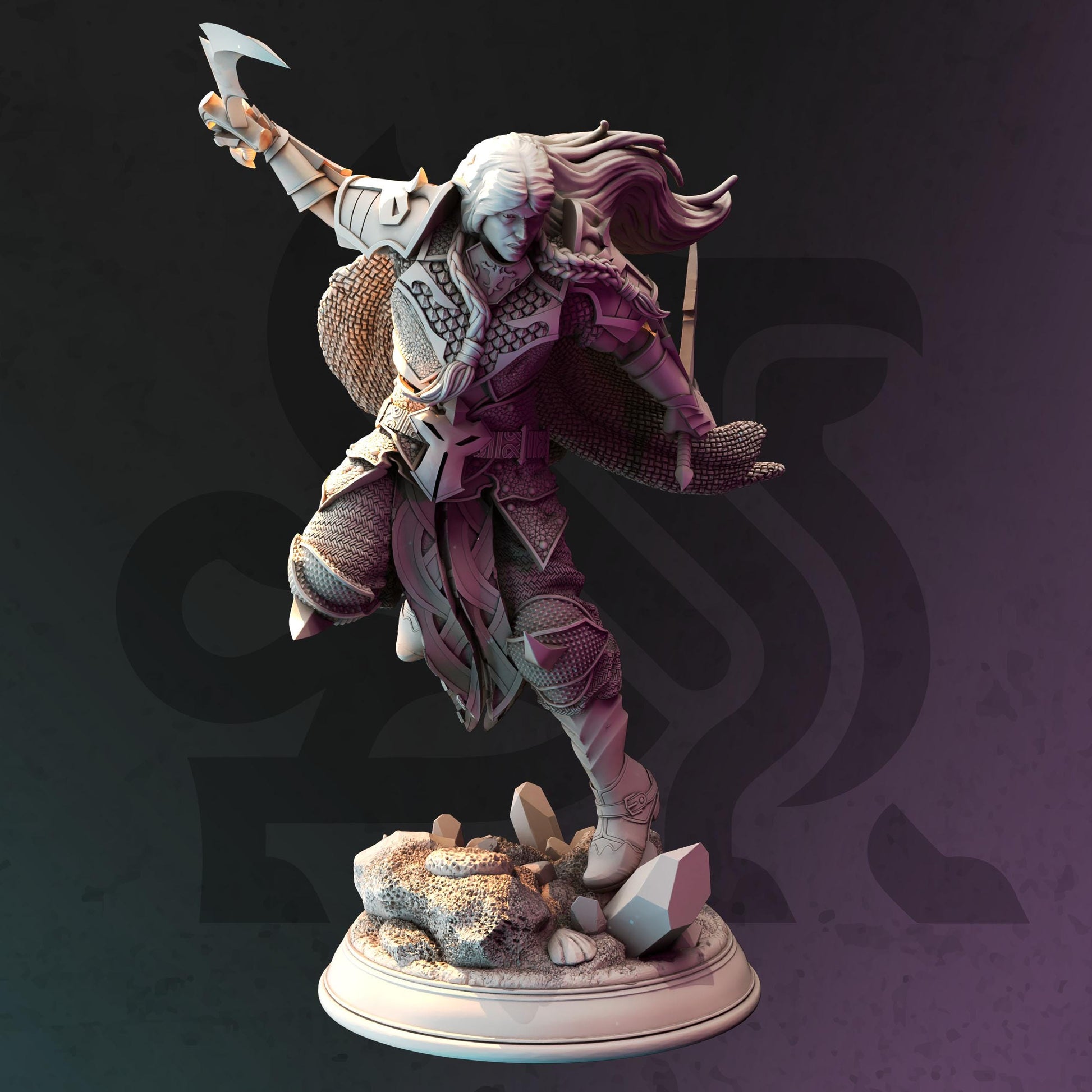 Drow Underdark Ranger - Xandir (Medium) | 32mm Hero Scale | Premium DnD Miniature High Quality Resin |DM Stash| Male, Lolth, Lolthsworn Evil