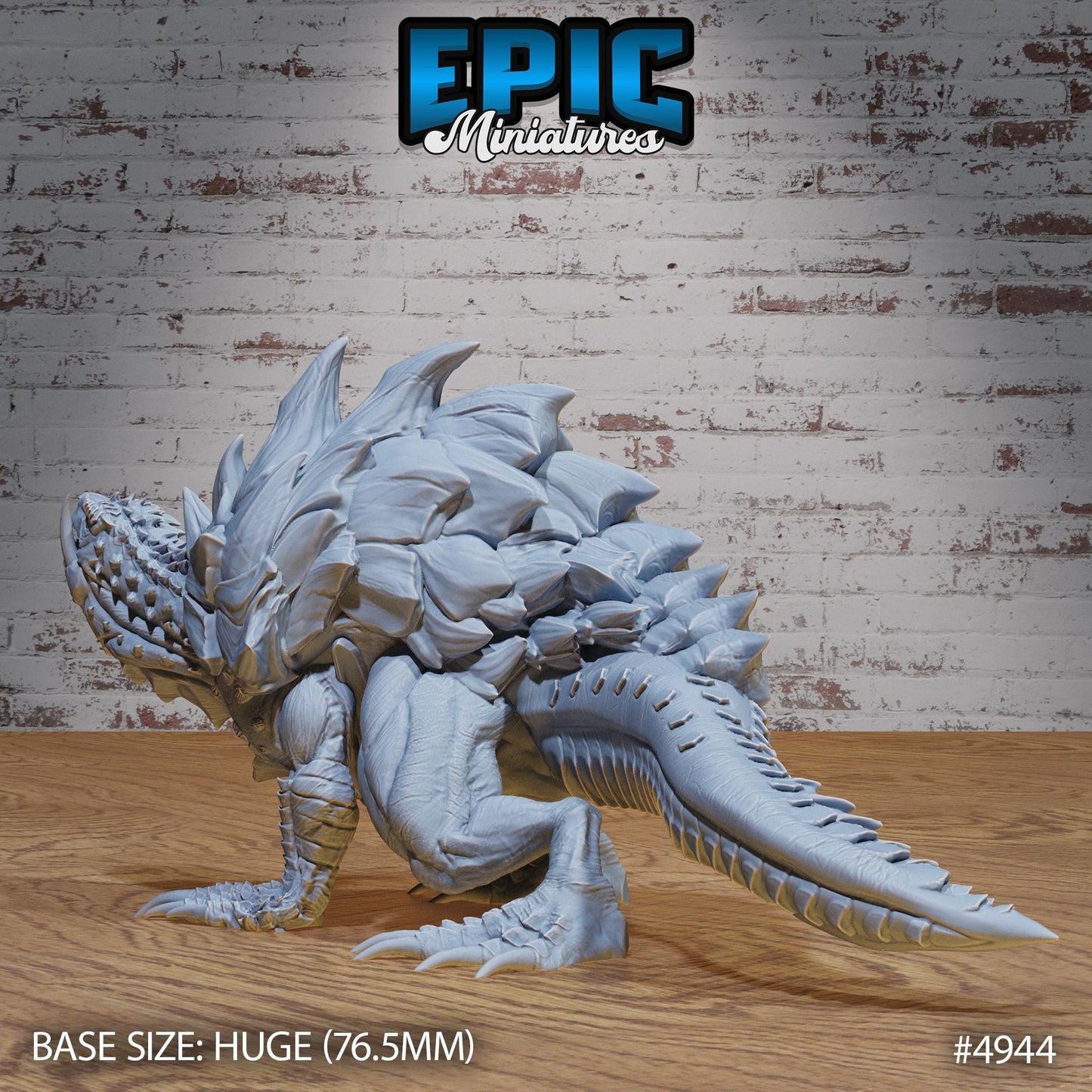 Turtle Zilla (Huge) | Premium DnD Miniatures | High Quality Resin | Tortle, Monster, Godzilla, Shell, Fire Breathing, Beast, Monster, Enemy