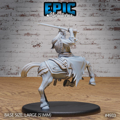 Bushi Centaur (Large) | Premium DnD Minis High Quality Resin | Asian, Asia, Male, Horse, Sword, Fighter, Ranger, Straw Hat, Japanese, Japan