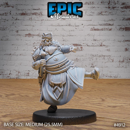 False Emperor (Medium) | Premium DnD Minis High Quality Resin | Male, King, Fat, Throne, Eating, Pig, Belly, Magic, Kick, Kingdom, Royal