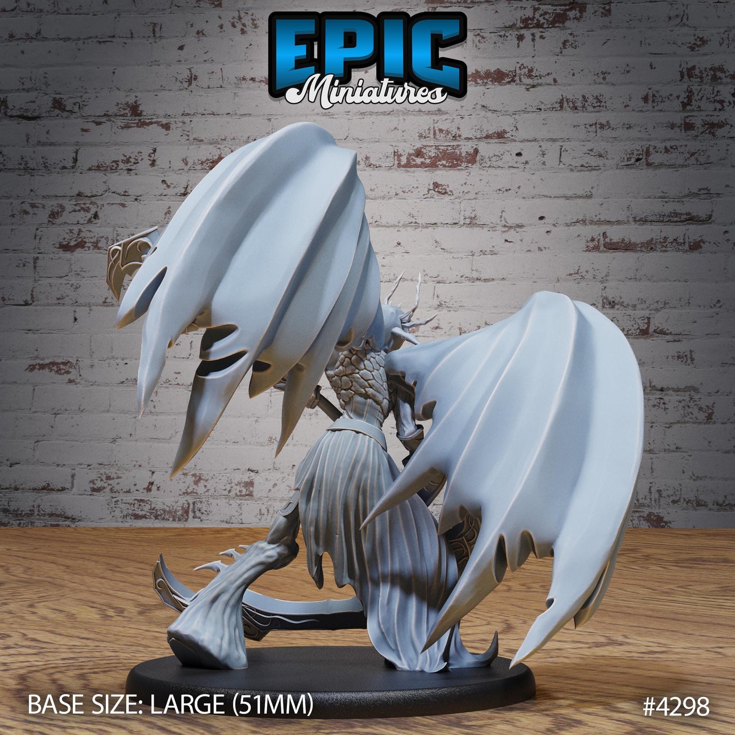 Lord of Sorrow Bundle (Large) | Premium DnD Minis | High Quality Resin Miniature | Fantasy, Hell, Infernal, Demon, Evil, Devil, Scythe