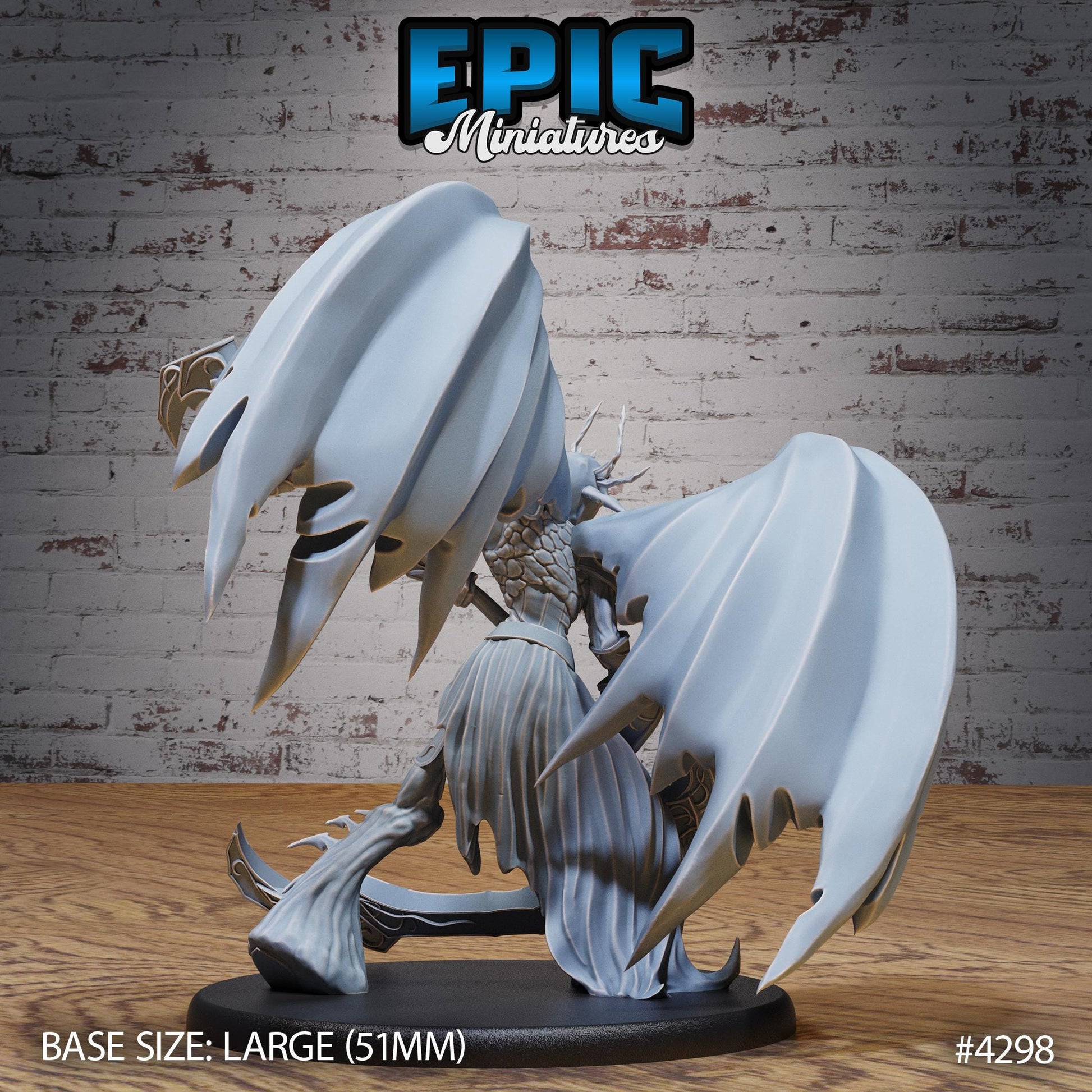 Lord of Sorrow Bundle (Large) | Premium DnD Minis | High Quality Resin Miniature | Fantasy, Hell, Infernal, Demon, Evil, Devil, Scythe