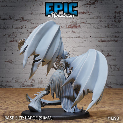 Lord of Sorrow Bundle (Large) | Premium DnD Minis | High Quality Resin Miniature | Fantasy, Hell, Infernal, Demon, Evil, Devil, Scythe