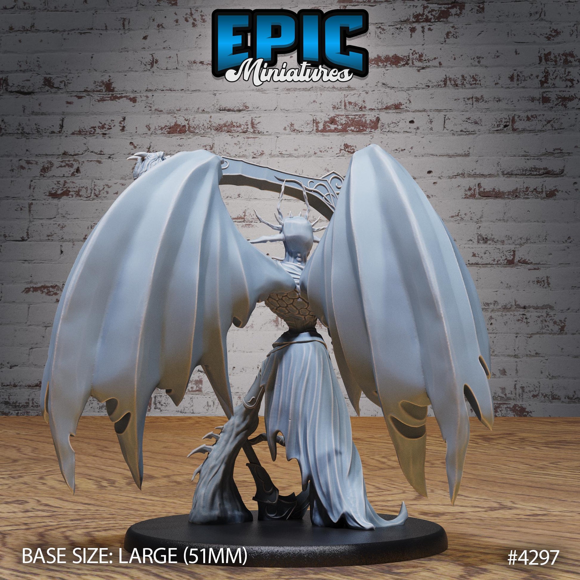 Lord of Sorrow Bundle (Large) | Premium DnD Minis | High Quality Resin Miniature | Fantasy, Hell, Infernal, Demon, Evil, Devil, Scythe