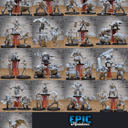Young Barbarian (Medium) | Premium DnD Miniatures | High Quality Resin | D&D RPG